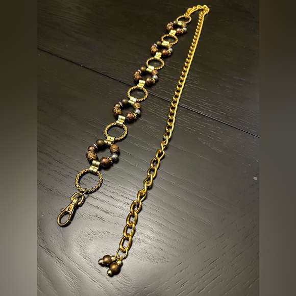 Chain Belt in Gold & Warm Amber Tones - Picture 3 of 5